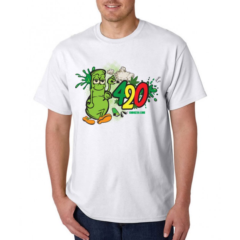 Smoke 10 - Men's 420 Bong T-Shirt