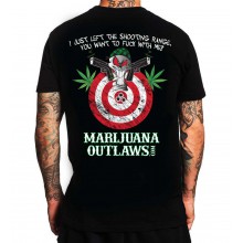 Marijuana Outlaws Bulls-Eye Men's T-Shirt Marijuana Outlaws Bulls-Eye Men's T-Shirt