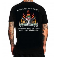 Marijuana Outlaws Work In Hell Men's T-Shirt Marijuana Outlaws Work In Hell Men's T-Shirt